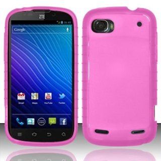 Hot Pink TPU Cover for ZTE ZTE Warp 2 N861 Cell Phones & Accessories