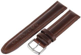 Hadley Roma Men's MSM882RB 180 18 mm Brown Genuine Oil Tan Leather Watch Strap: Watches
