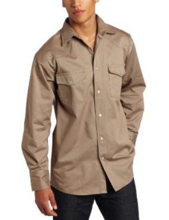 Key Apparel Men's Long Sleeve Western Snap Welders Shirt: Clothing