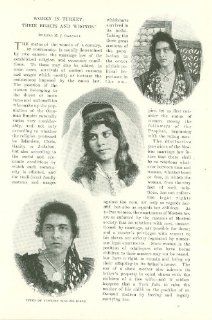 1900 Women in Turkey Armenian Peasant Women Moslem Greek Syrian : Prints : Everything Else