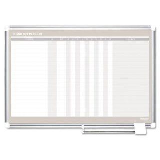 Mastervision In Out Magnetic Dry Erase Board, 36X24, Silver Frame: Everything Else
