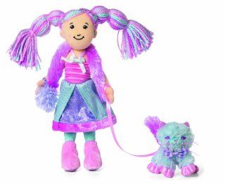 Manhattan Toy Groovy Girls freaturing Candy Kingdoms  Fatina and Fluffy Cotton Candy Kitty: Toys & Games