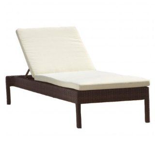 Manhattan Chaise Lounge (Espresso) (13"H x 26"W x 81"D) : Patio Lounge Chairs : Patio, Lawn & Garden