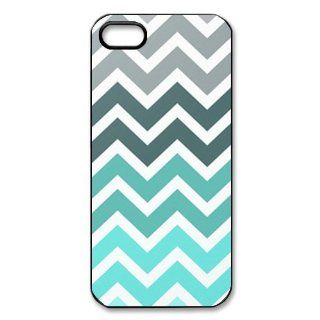 Funny Tiffany Fade Chevron Pattern Apple Iphone 5 5s Best Durable Case + Free Wristband Accessory Cell Phones & Accessories