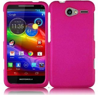 Pink Hard Case Snap On Rubberized Cover For Motorola Electrify M XT901 Cell Phones & Accessories