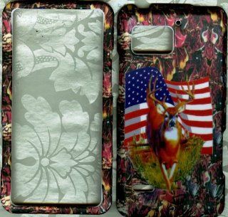 Camo USA deer MOTOROLA DROID BIONIC TARGA XT875 phone hard case: Cell Phones & Accessories
