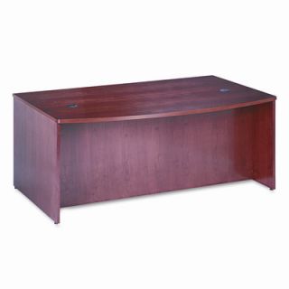 HON BW Veneer Series Bow Front Executive Desk Shell BSXBW2111HH Finish: Bourb