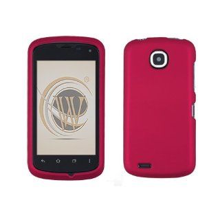 Rose Pink Rubberized Hard Case Cover for Pantech Marauder R910L Cell Phones & Accessories