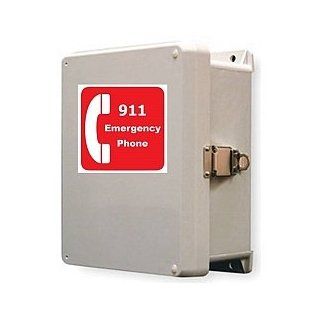 Outdoor Emergency Phone   911 Only Emergency Land Line Phone System   Weatherproof Call Box : Telephone Products And Accessories : Electronics