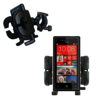 HTC Windows Phone 8x compatible Bicycle Handlebar Cradle Mount   Holder for Bike with Lifetime Warranty: Electronics