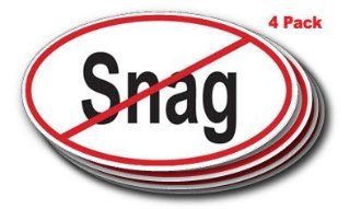 Anti Snag Oval Sticker 4 pack: Everything Else