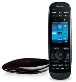 Logitech Harmony Ultimate Remote with Customizable Touch Screen and Closed Cabinet RF Control   Black (915 000201): Electronics