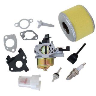 New Pack of Carburetor Carb + Air Filter + Gaskets + Oil Dipstick + Spark Plug Kits fit for Honda Gx240 8hp Gx270 9hp Replaces #16100 ZE2 W71 and 16100 ZH9 W21 : Generator Replacement Parts : Patio, Lawn & Garden