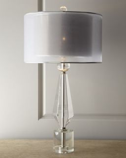 Double Shade Crystal Lamp   John Richard Collection