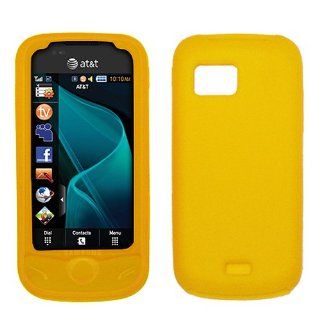 Yellow Soft Silicone Gel Skin Case Cover for Samsung Mythic SGH A897: Cell Phones & Accessories