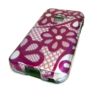 Samsung Galaxy Attain 4G R920 Purple Flower Design HARD Case Cover Skin METRO PCS: Cell Phones & Accessories