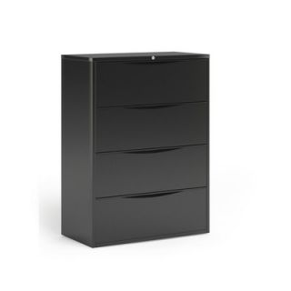 Mayline CSII 4 Drawer  File C845 44 Size 36 W, Finish Black