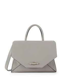 Obsedia Hawaii Medium Top Handle Flap Bag, Gray   Givenchy