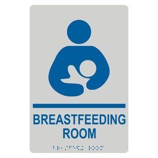 ADA Breastfeeding Room Braille Sign RRE 925 BLUonPRLGY Wayfinding : Business And Store Signs : Office Products