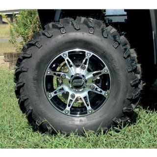 Moose Utility 901X, 387X, Tire/Wheel Kit   26x9 12   Machined Black 0331 1149: Automotive