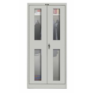 Hallowell 800 Series 36 Stationary Wardrobe Cabinet 835W18SVA Color: Platinu