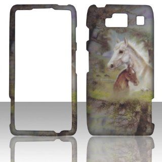 2D Racing Horse Motorola Droid Razr MAXX HD XT926 Verizon Case Snap on Case Cover Hard Shell Protector Cover Phone Hard Case: Cell Phones & Accessories