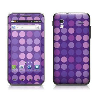 Big Dots Purple Design Protective Skin Decal Sticker for Samsung Captivate Glide SGH i927 Cell Phone: Cell Phones & Accessories