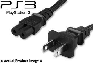 Sony PlayStation 3 'Slim Edition' (PS3 Slim) AC Power Adapter Cord [Bulk Packed]: Video Games