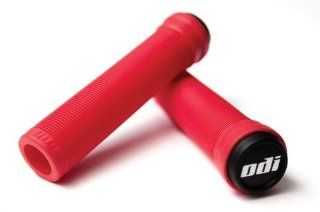 ODI Soft Flangeless Longneck Grips Softies For Bikes And Scooters RED : Bike Grips And Accessories : Sports & Outdoors