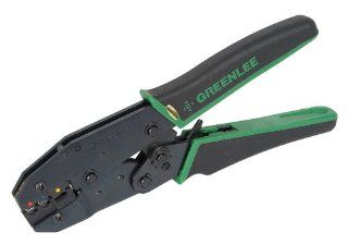 Greenlee 45501 Kwik Cycle Crimp Frame, 9 Inch with Interchangeable Die Set 45570 for Insulated Terminals   Crimpers  