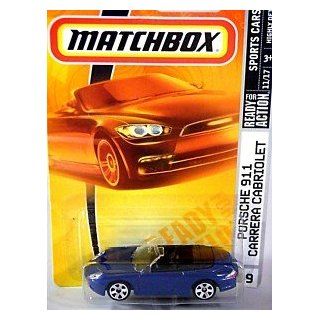 Matchbox 2008 Sports Cars Blue Porsche 911 Carrera Cabriolet Convertible   #019 of 100: Toys & Games