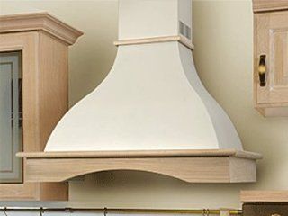 Range Hood Wall Mounted Wood 36" CHR 114 NT AIR. Made in Italy.: Home Improvement