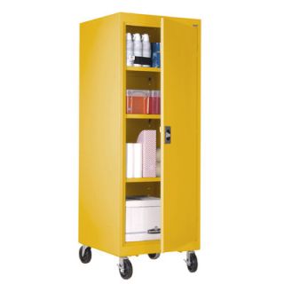 Sandusky Transport 24 Mobile Storage Cabinet TA3R242460 Finish: Yellow