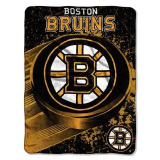 NHL Boston Bruins Ice Dash Micro Raschel Throw Blanket, 46x60 Inch : Sports Fan Throw Blankets : Sports & Outdoors