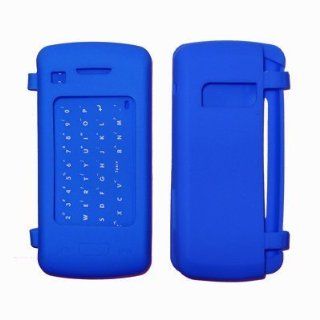 Blue Soft Silicone Gel Skin Cover Case for LG enV Touch VX11000 Cell Phones & Accessories