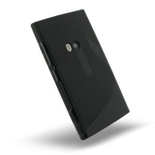 Nokia Lumia920 Soft Plastic Case (Black S Shape pattern) by SpringFields: Electronics