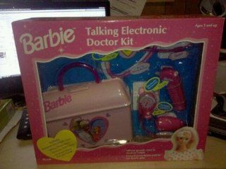 VINTAGE   Barbie Talking Electronic Doctor Kit Playset: Toys & Games