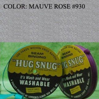 100yds 1/2" Schiff Seam Binding Hug Snug Ribbon Color Mauve Rose #930