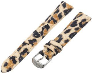 Timex Women's T7B935GZ 16mm Leopard Patterned Leather Watch Strap Watches