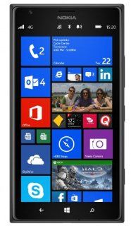 Nokia Lumia 1520 Black Factory Unlocked RM 937 4G/LTE 800/900/1800/2100/2600 International version no warranty: Cell Phones & Accessories