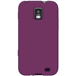 Amzer AMZ93253 Silicone Jelly Skin Case Cover for Samsung Focus S SGH I937   Retail Packaging   Purple: Cell Phones & Accessories