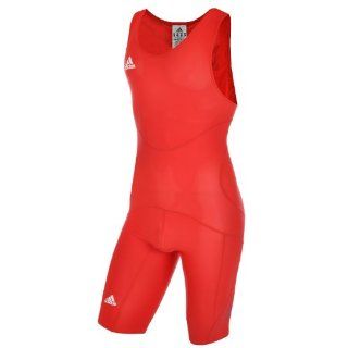 Adidas Clubline Mens Wrestling Suit   Red  Sports & Outdoors