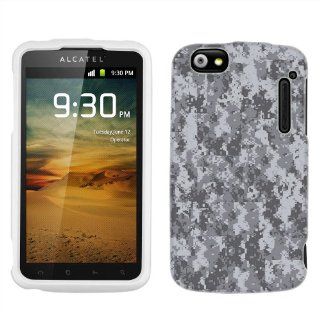 Alcatel One Touch 960c Digital Camo Grey Phone Case Cover: Cell Phones & Accessories