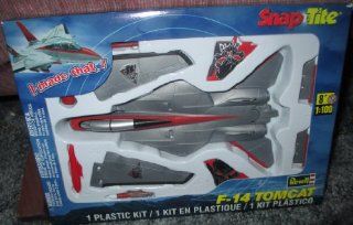#1386 Revell Snap Tite F 14 Tomcat 1/100 Scale Plastic Model Kit,Needs Assembly: Toys & Games