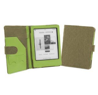 Cover Up Kobo Glo eReader Natural Hemp Cover Case With Auto Sleep / Wake Function (Book Style)   (Khaki Green): Computers & Accessories