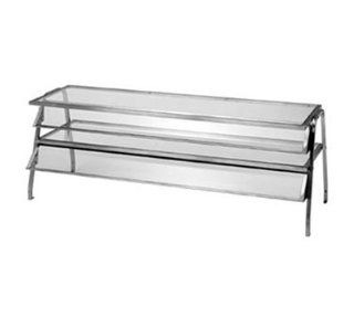 Duke 984 Glass Display Shelf w/ 1/4 in Acrylic End Guards, 58.37x16x20 in, Each: Cookware: Kitchen & Dining