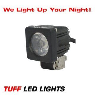Tuff LED Lights 2" Inch Square 10 Watt Linkable LED Work Light 950 Lumens   Atv, Utv, Off Road Jeep 4x4 E Series Polaris Razor, Yamaha Rhino Automotive
