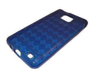 Straight Talk Samsung Galaxy S959G S2 SII II 2 Blue Checker TPU Soft Case Skin Cover Mobile Phone Accessory: Cell Phones & Accessories