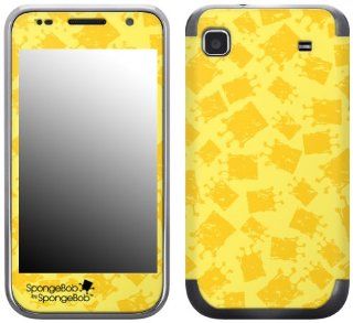 MusicSkins, MS SBSB40275, SpongeBob by SpongeBob   Iconic Yellow, Samsung Galaxy S 4G (SGH T959V), Skin: Cell Phones & Accessories