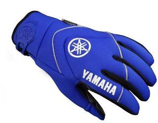 Yamaha OEM YX Race Gloves (Royal BKack). Waterproof. Reflective Piping. SMB 10GCX BK: Automotive